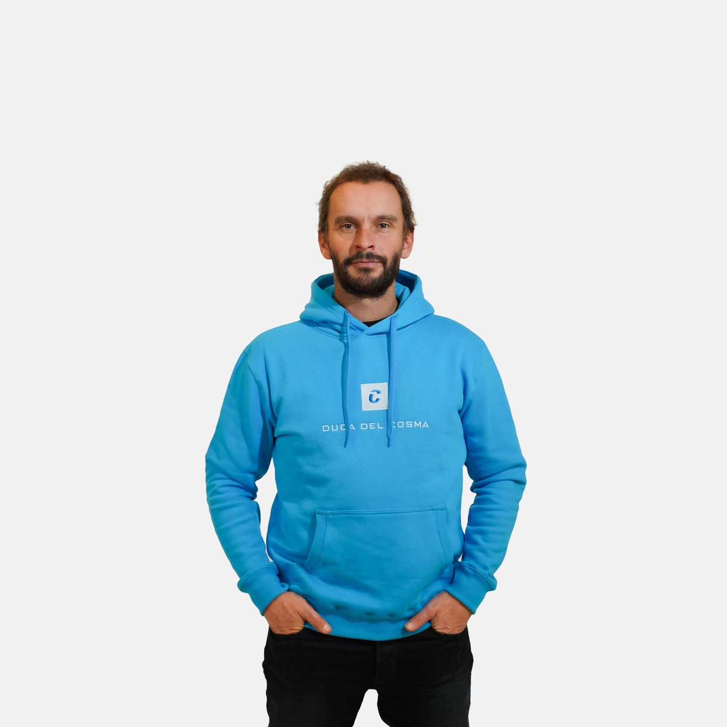 Golf Hoodie, blaue Golf Hoodie, Damen Golf Hoodie, Herren Golf Hoodie, Damen Golf Pullover, Herren Golf Pullover, Duca del Cosma