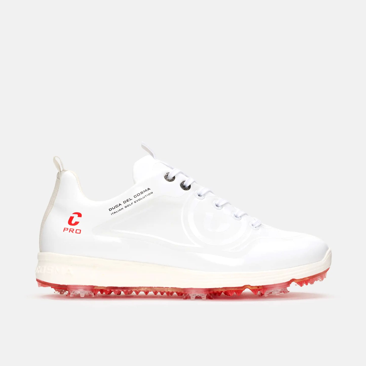Weiße Golfschuhe Damen Duca del Cosma Premium Leder