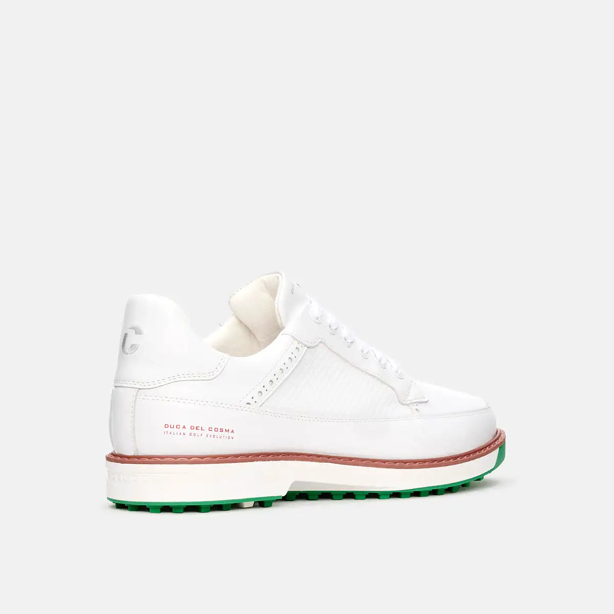 Weiße Golfschuhe Herren Duca del Cosma wasserdicht