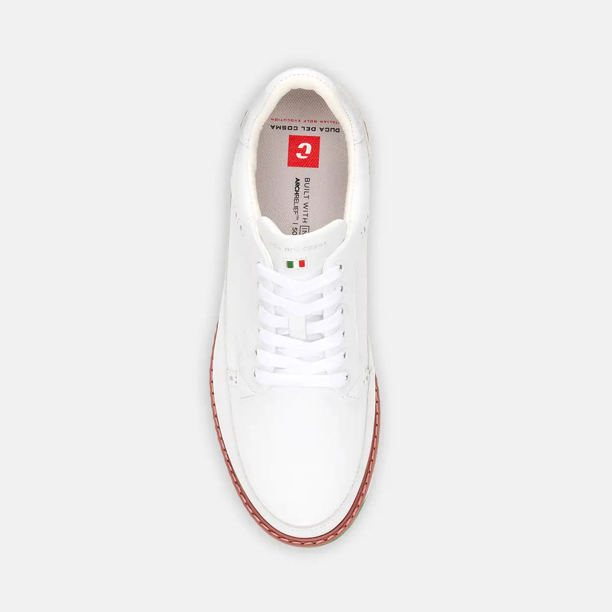 Duca del Cosma Herren Golfschuhe weiß sportlich