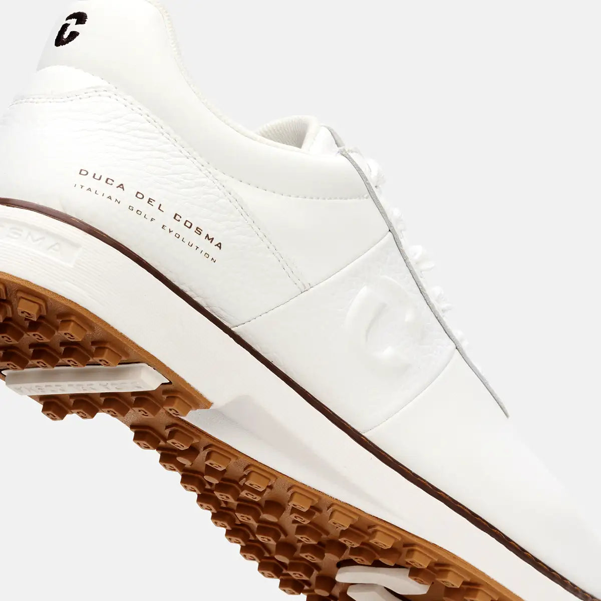 Duca del Cosma weiße Golfschuhe Männer leicht