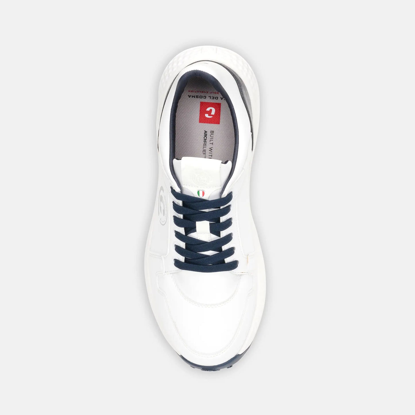 Duca del Cosma sportliche weiße Golfschuhe Herren