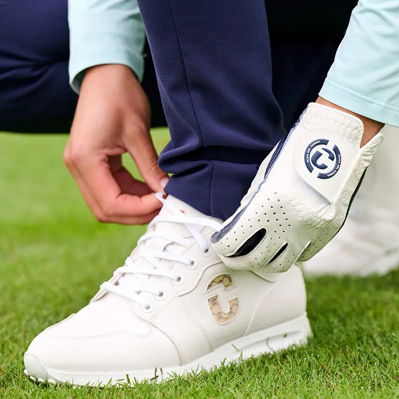 Weiße Golfschuhe Frauen stilvoll Duca del Cosma