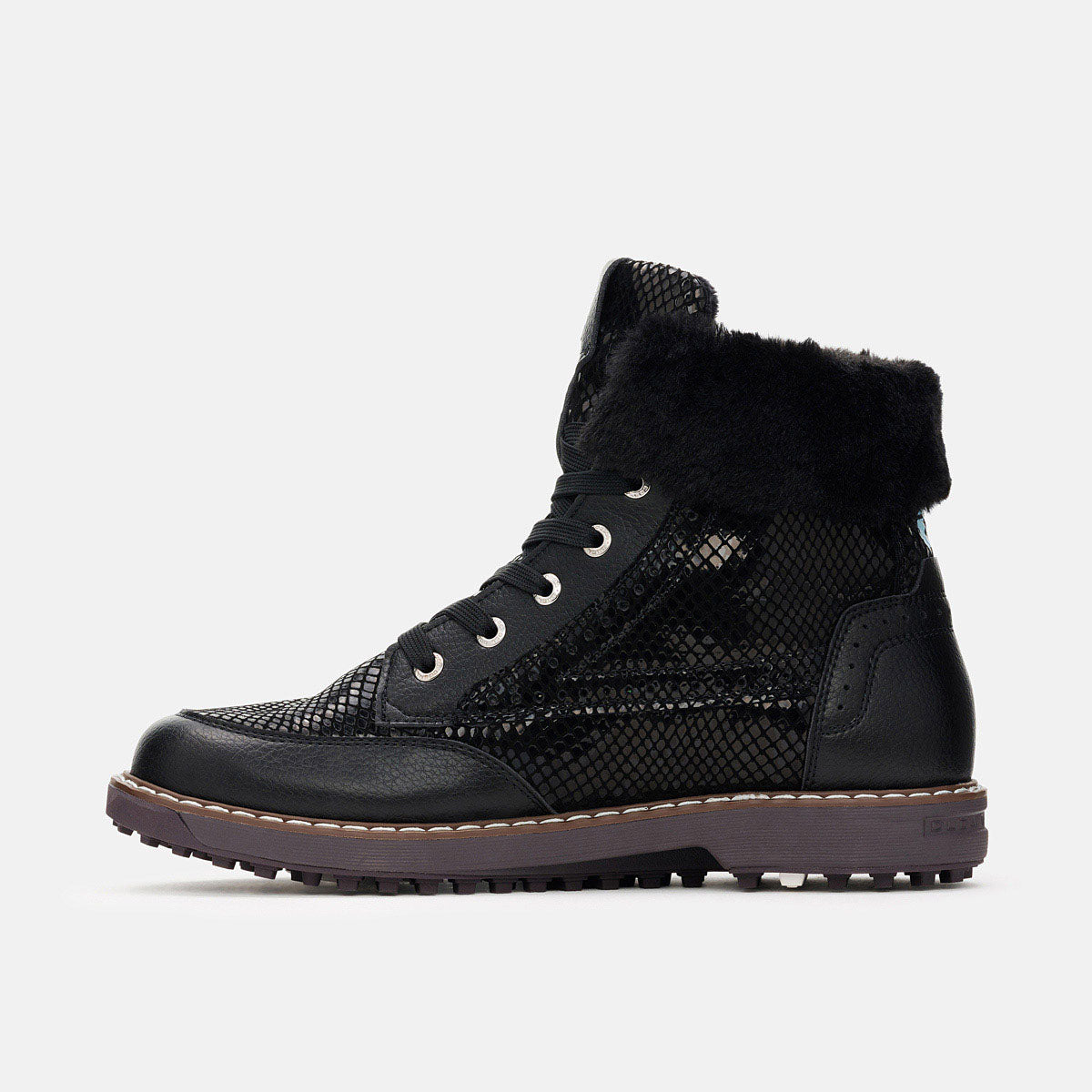 Damen schwarz golfschuhe