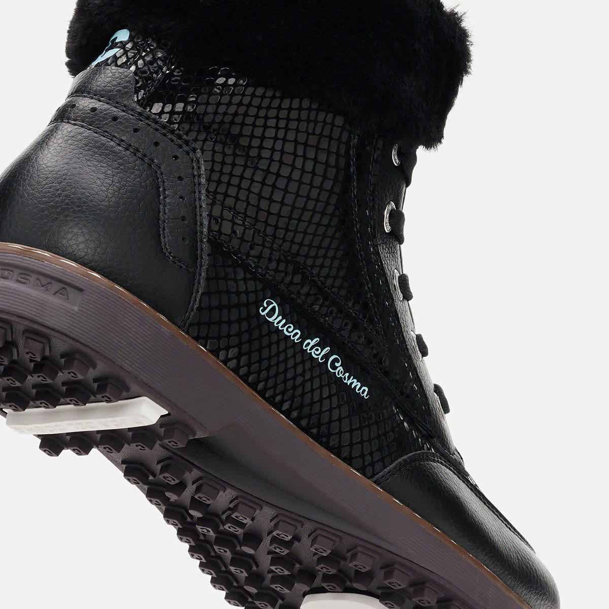 Damen schwarz golfschuhe