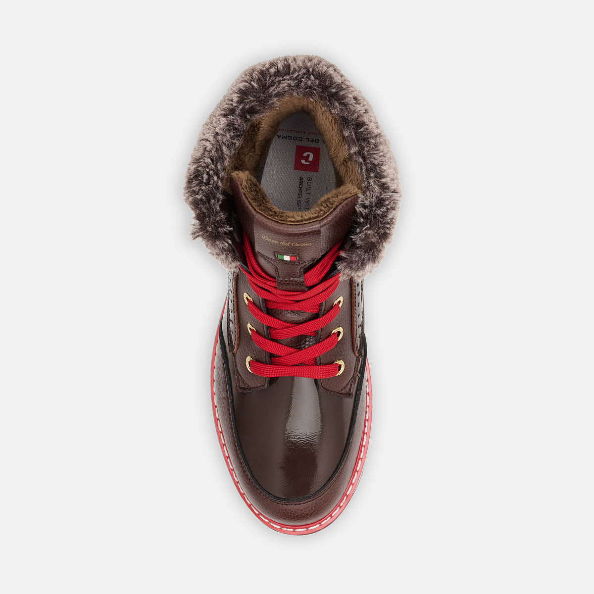 Damen braun golfschuhe