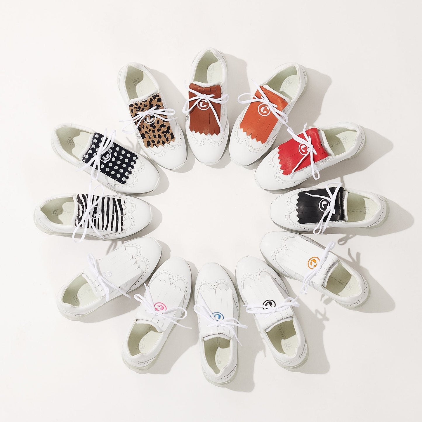 Kiltie Rosa 3D/Weiß