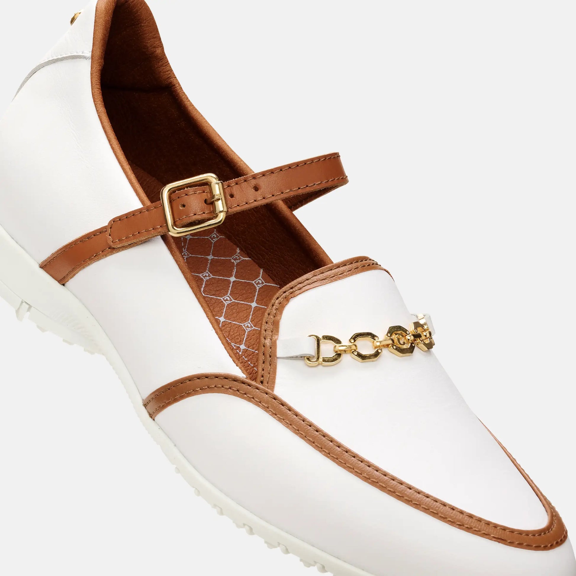 Golfschuhe weiß Frauen Duca del Cosma atmungsaktiv