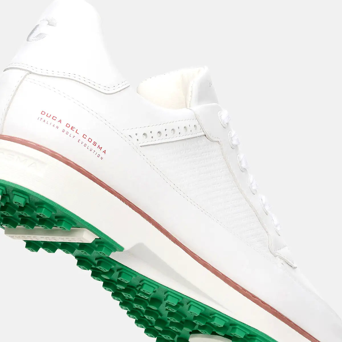 Golfschuhe weiß Männer Duca del Cosma atmungsaktiv