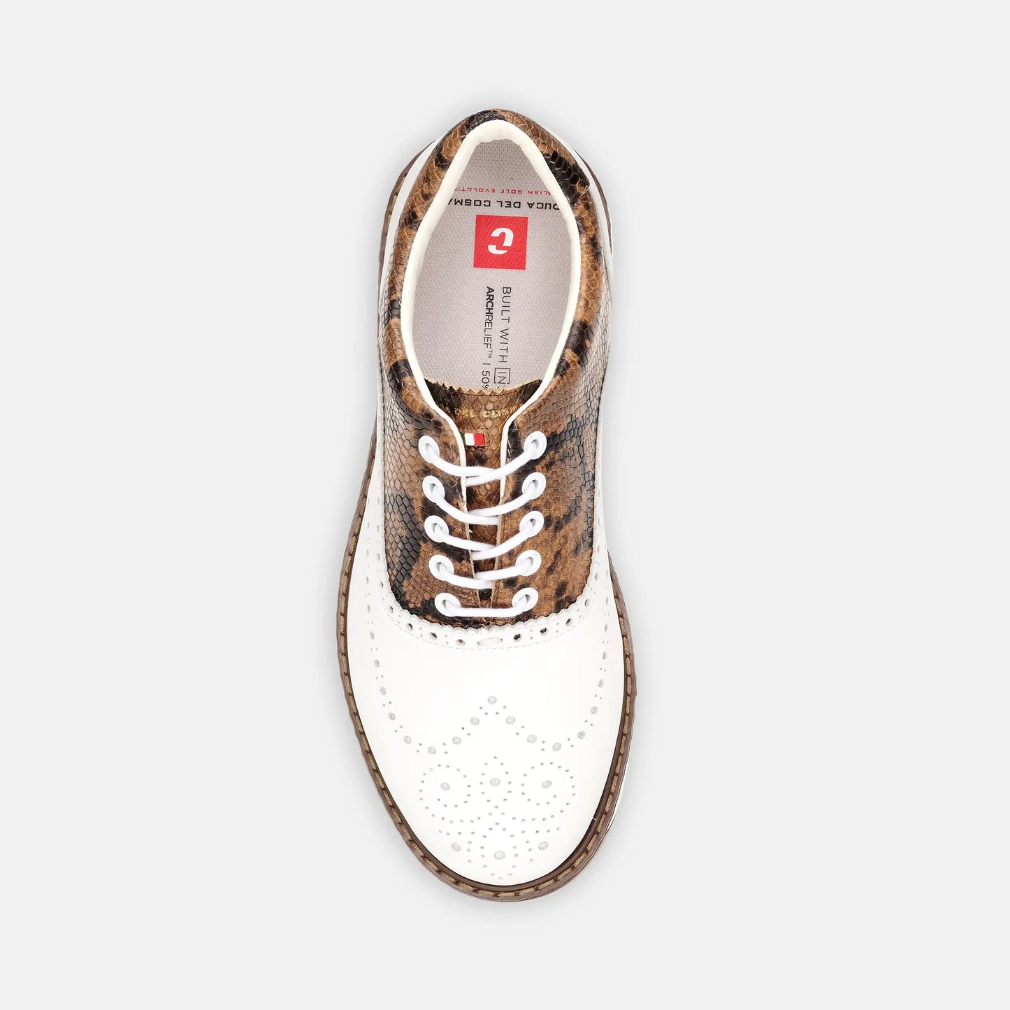 Weiße Golfschuhe Männer sportlich Duca del Cosma