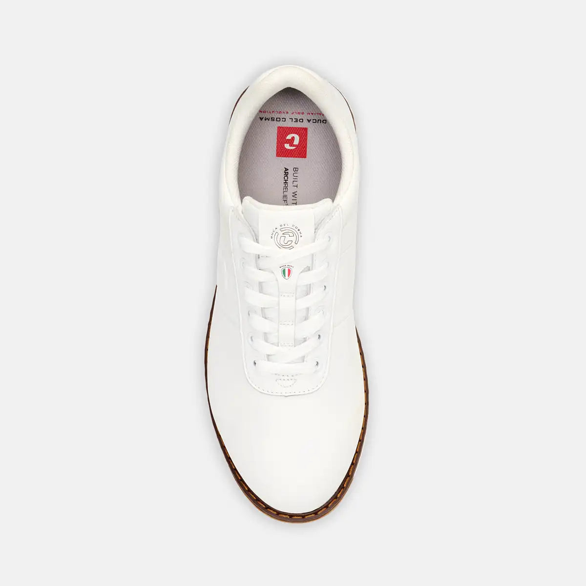 Spikeless Herren Golfschuhe Duca del Cosma weiß