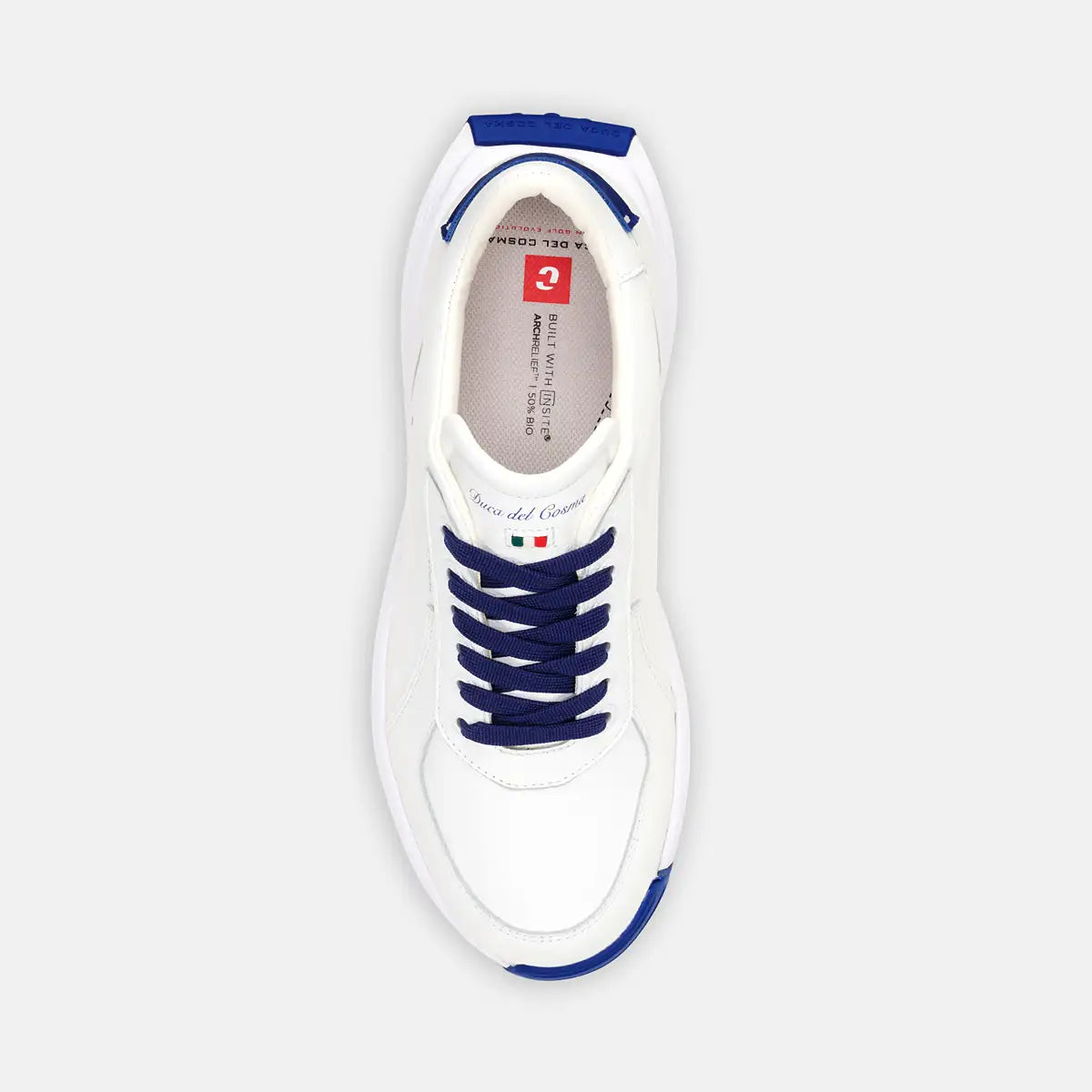 Spikeless Herren Golfschuhe Duca del Cosma weiß