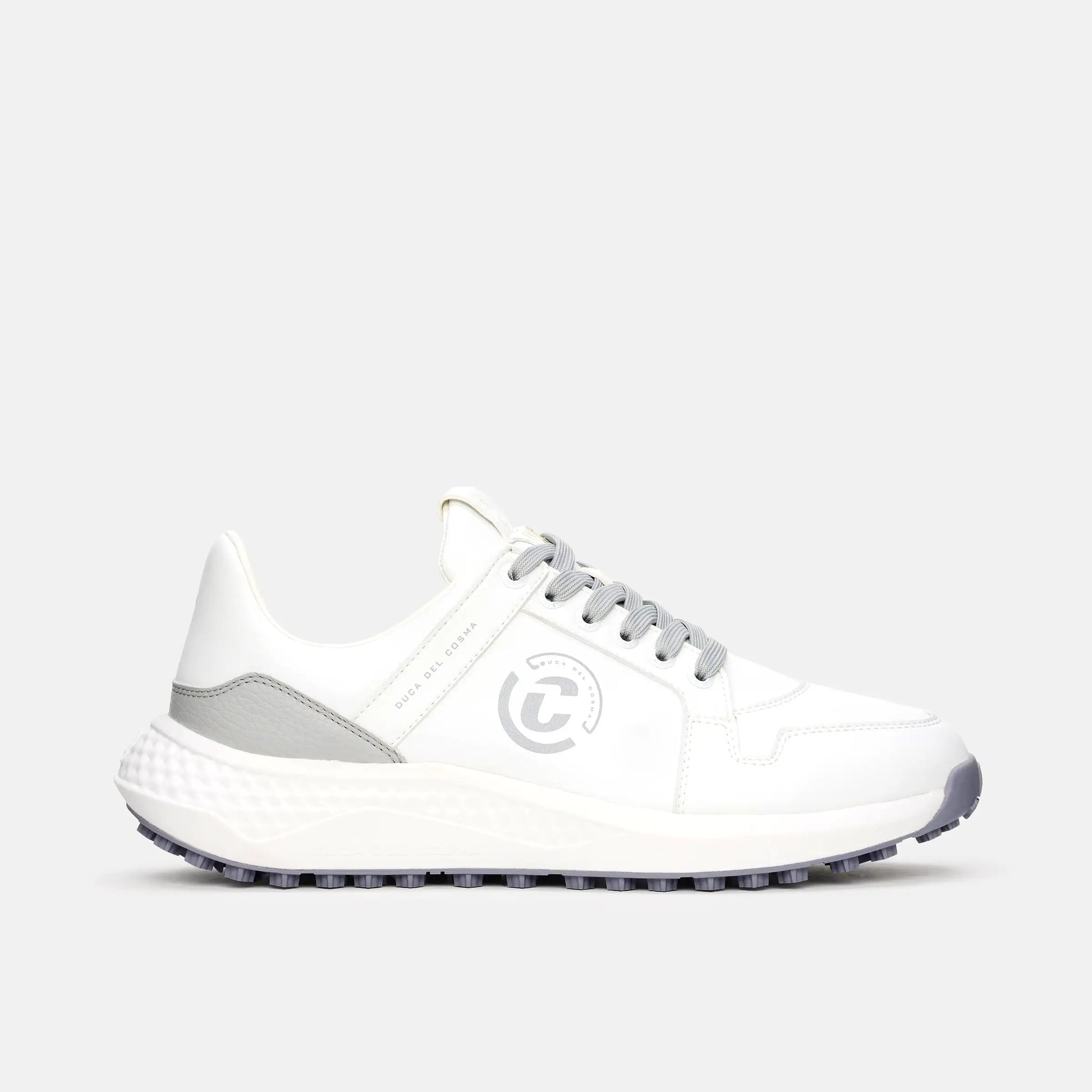 Weiße Golfschuhe Herren Duca del Cosma wasserdicht