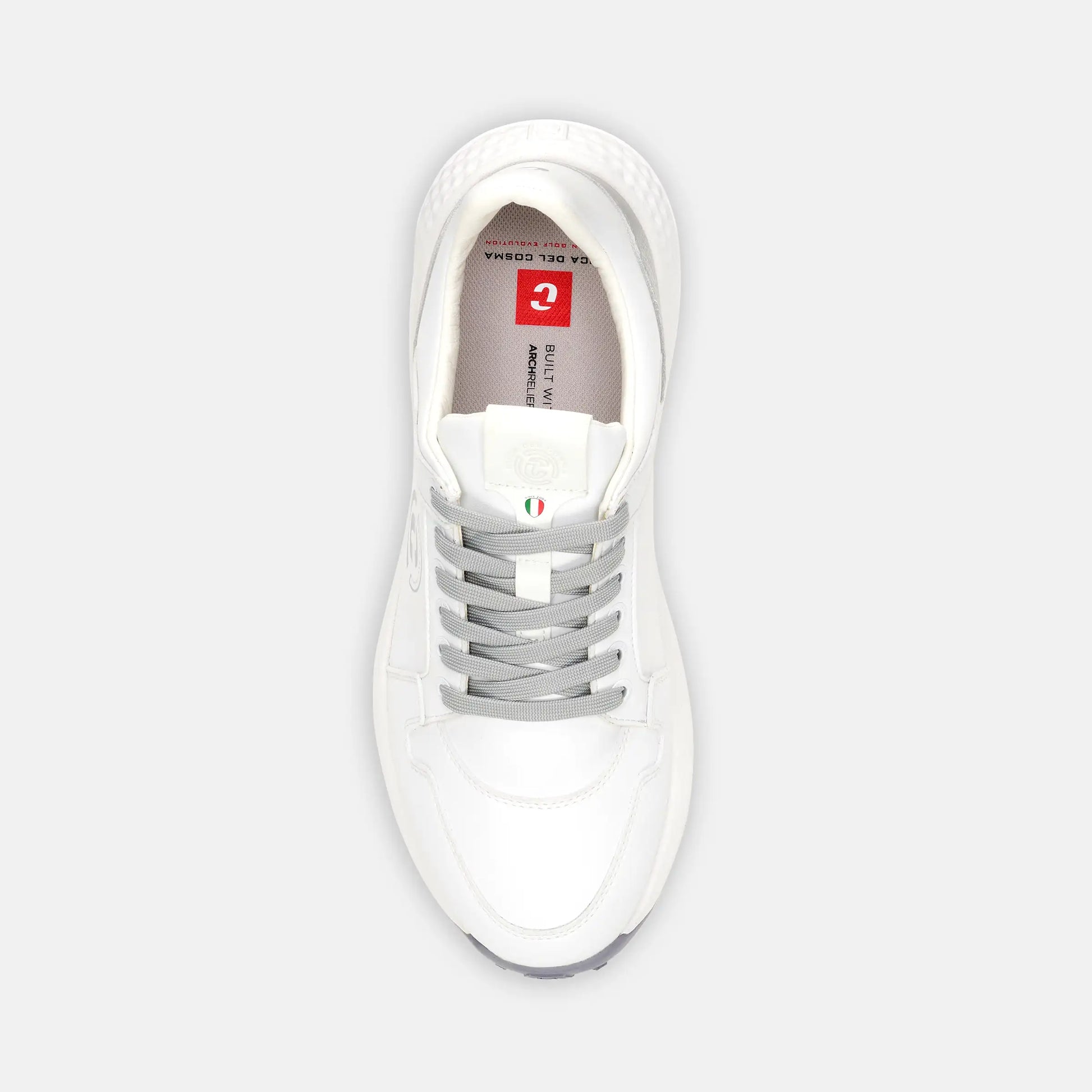 Spikeless Herren Golfschuhe Duca del Cosma weiß