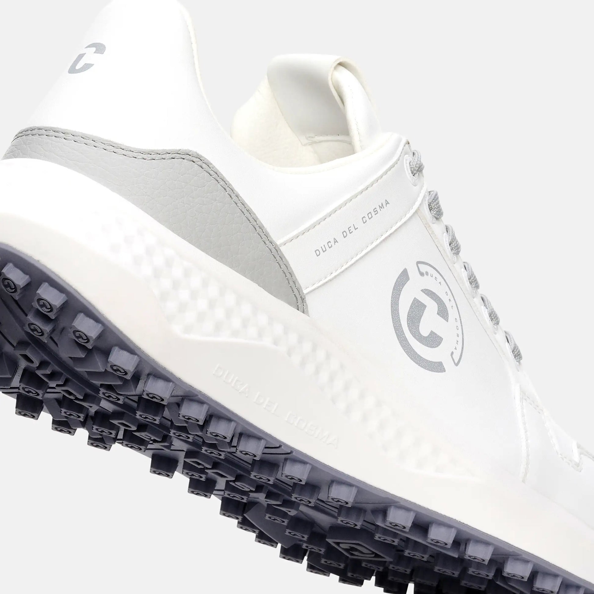 Duca del Cosma weiße Golfschuhe Männer leicht