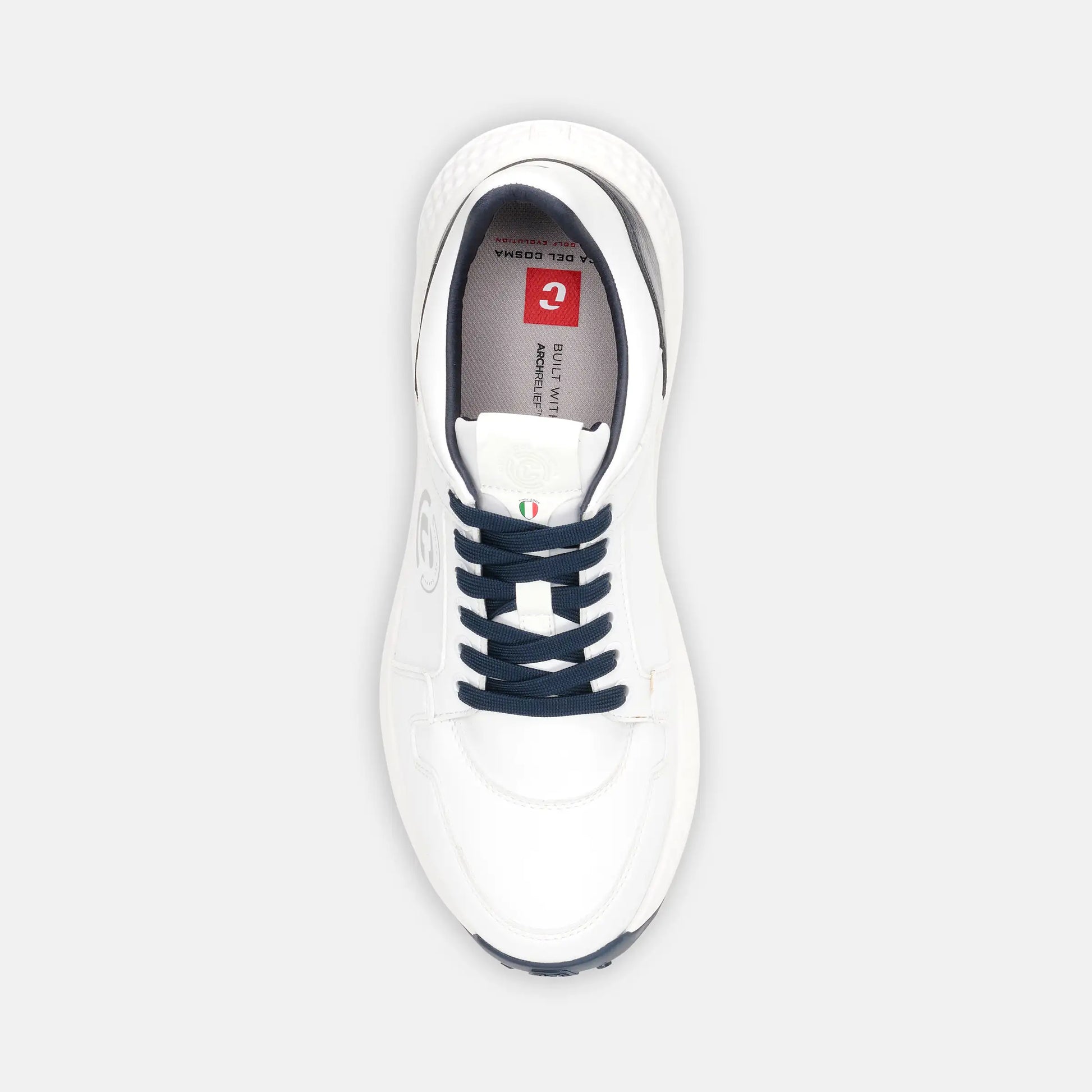 Duca del Cosma sportliche weiße Golfschuhe Herren