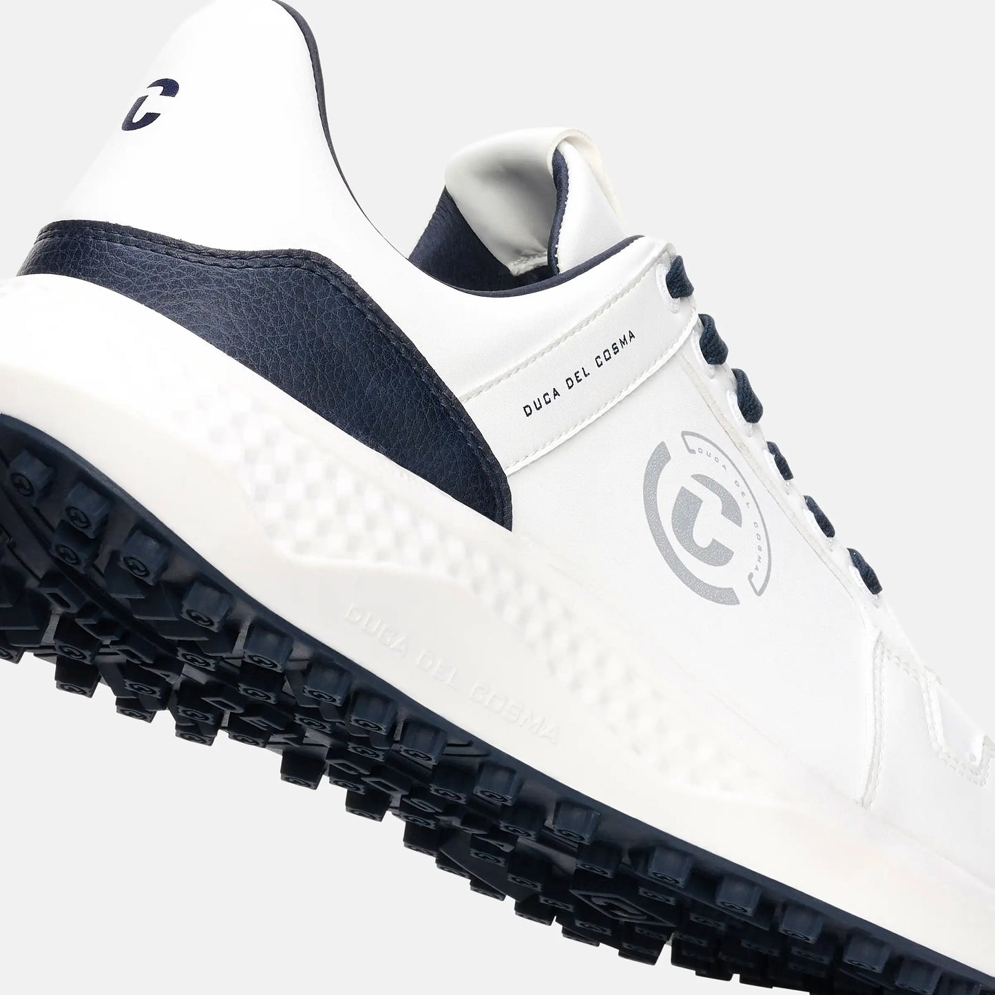 Weiße Golfschuhe Herren Duca del Cosma wasserdicht