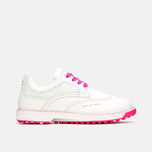 Weiße Golfschuhe Damen Duca del Cosma Premium Leder