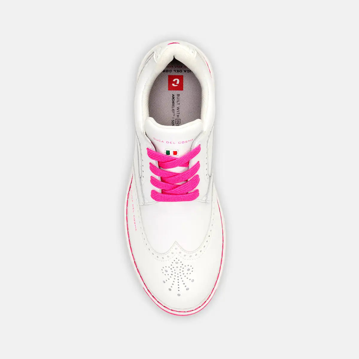 Duca del Cosma weiße Golfschuhe Frauen leicht