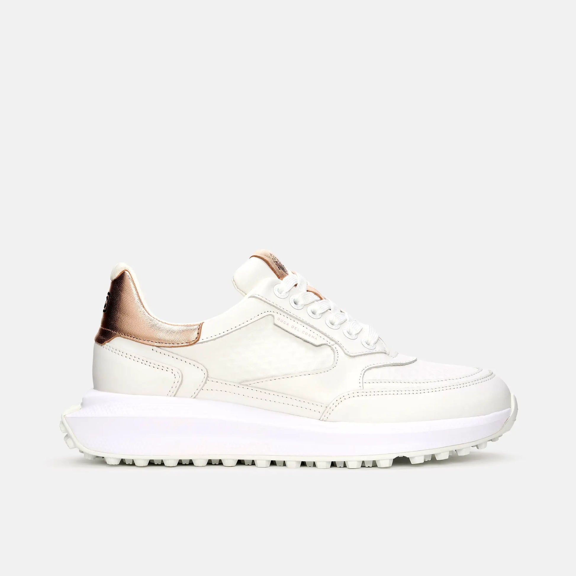 Weiße Golfschuhe Damen Duca del Cosma Premium Leder