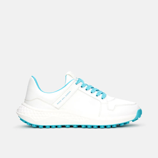 Weiße Golfschuhe Damen Duca del Cosma Premium Leder