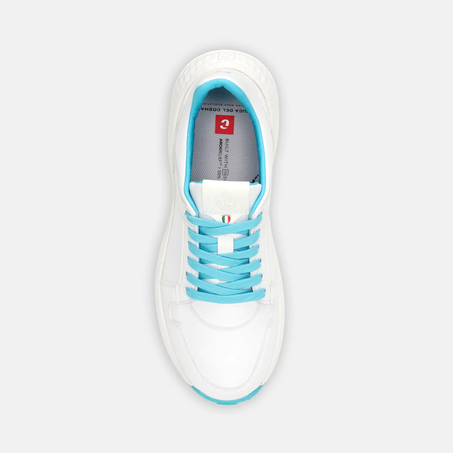 Spikeless Damen Golfschuhe Duca del Cosma weiß