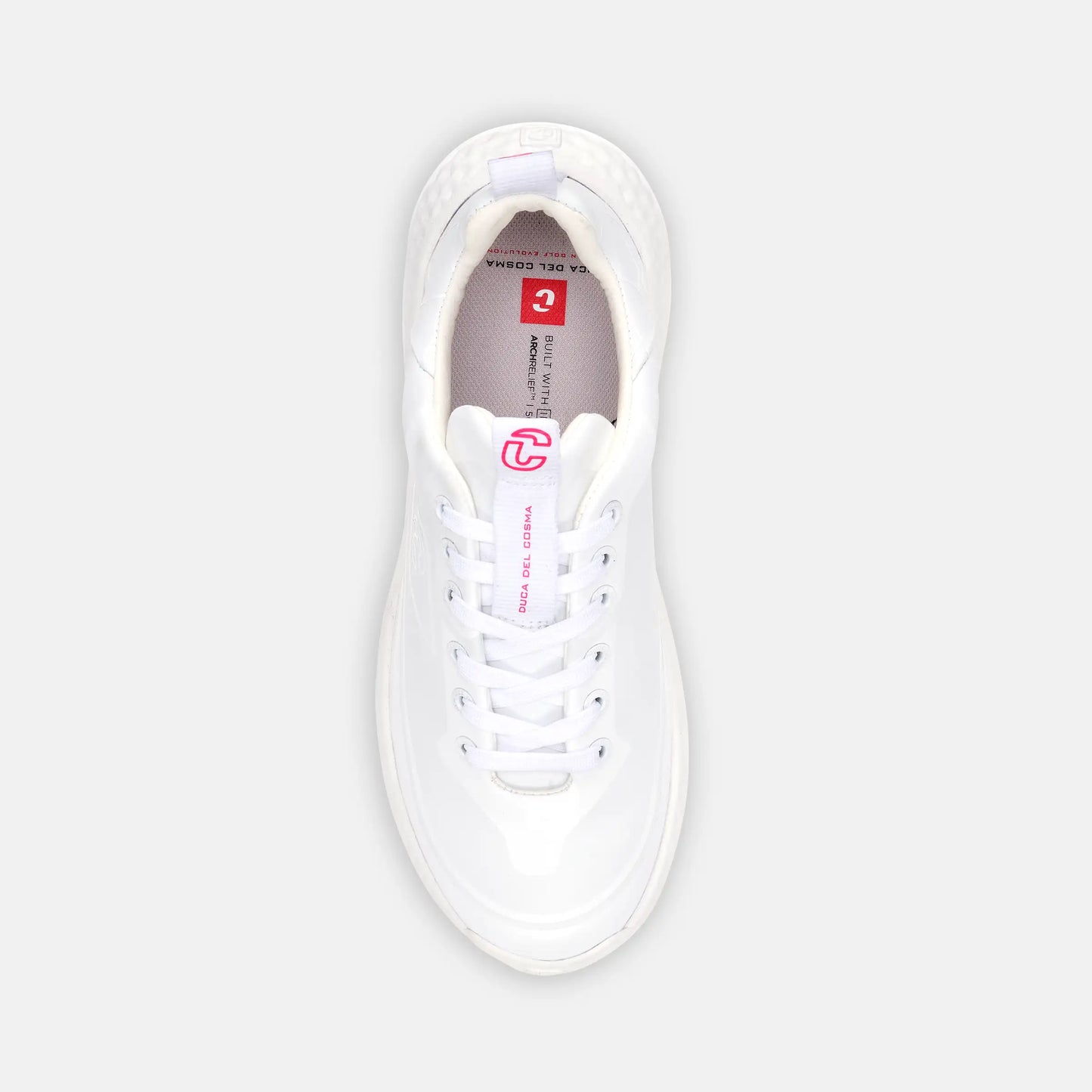 Spikeless Damen Golfschuhe Duca del Cosma weiß