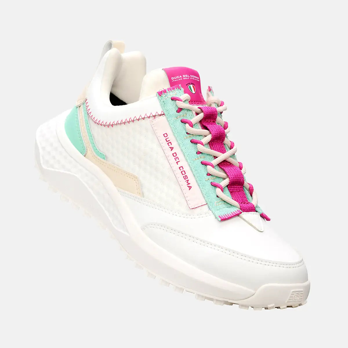 Sportliche Damen Golfschuhe weiß Duca del Cosma